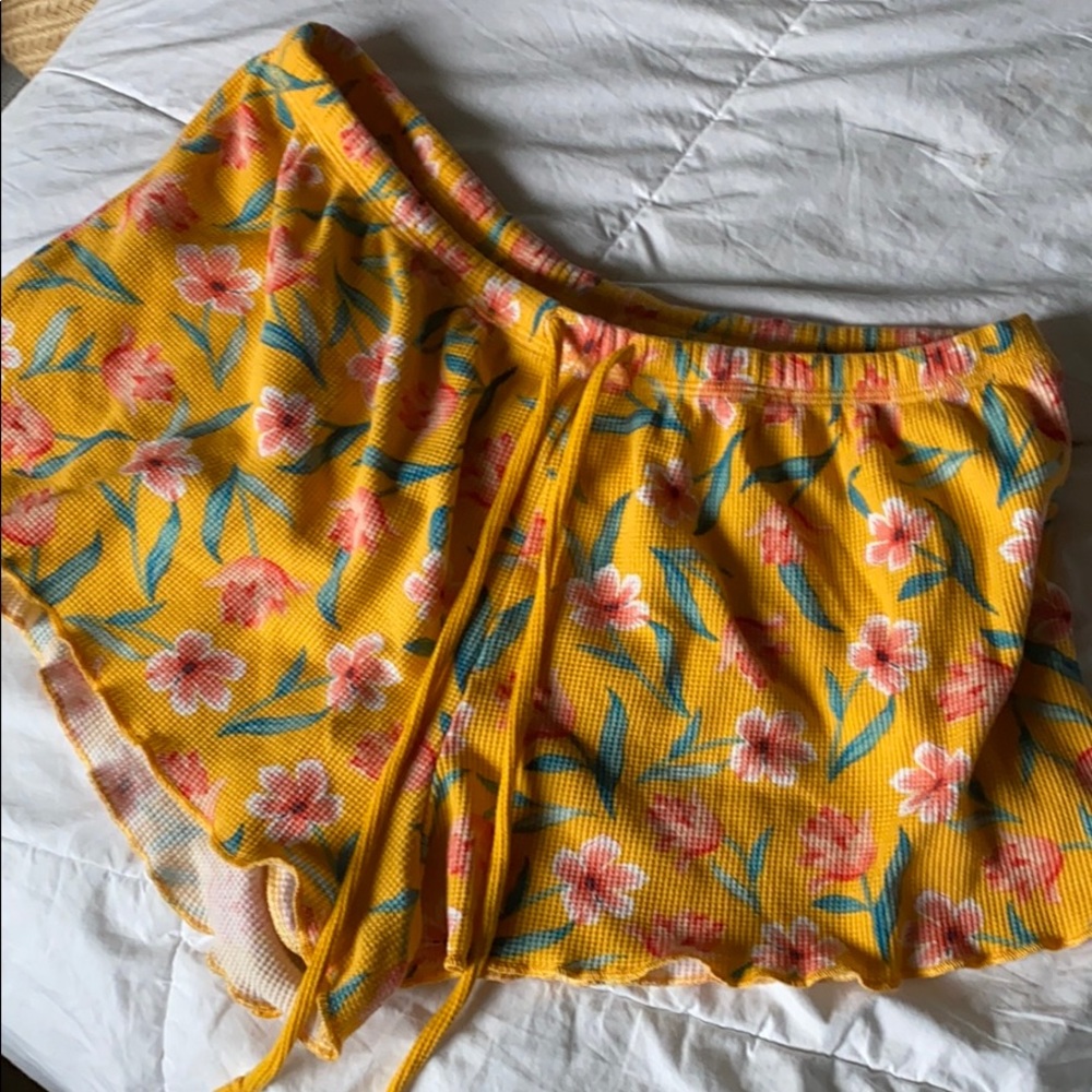 COPY - PINK flowy summer shorts